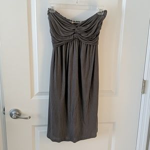 Scott grey strapless dress